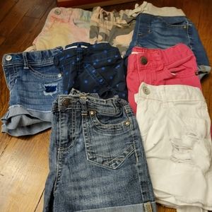 Girls jean shorts